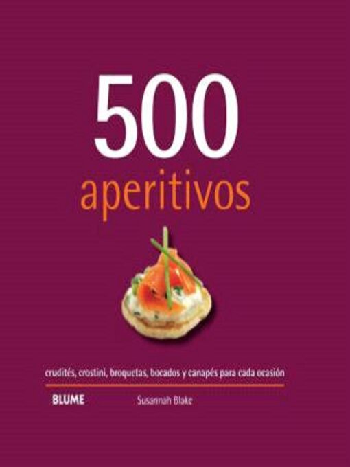 Title details for 500 aperitivos by Susannah Blake - Available